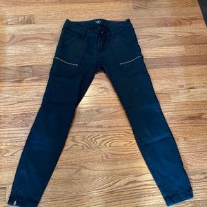 Ann Taylor Loft Petite stretch black pants